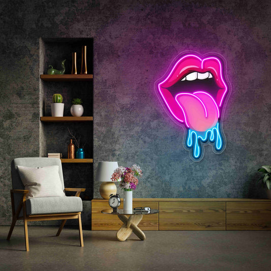 Friday Neons Wet Lips UV Designs